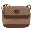 GUCCI Micro GG Supreme Shoulder Bag PVC Beige Gold Auth 193154-13
