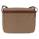 GUCCI Micro GG Supreme Shoulder Bag PVC Beige Gold Auth 193154-2