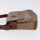 GUCCI Micro GG Supreme Shoulder Bag PVC Beige Gold Auth 193154-4
