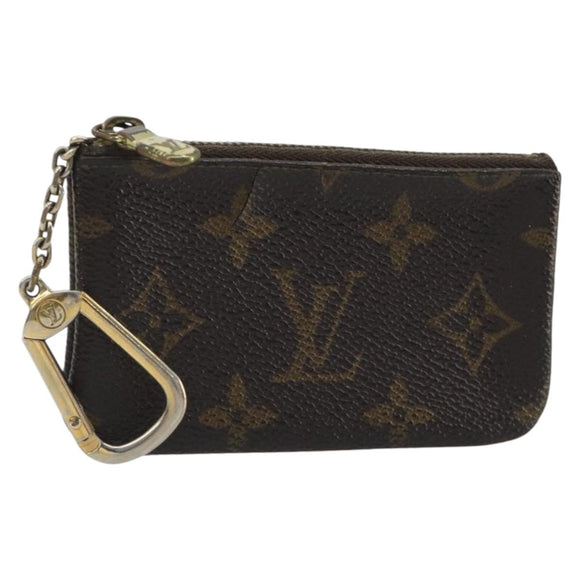 LOUIS VUITTON Monogram Pochette Cles Coin Purse M62650 LV Auth 193155