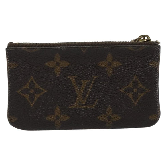 LOUIS VUITTON Monogram Pochette Cles Coin Purse M62650 LV Auth 193155