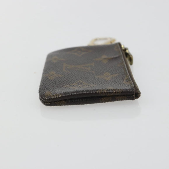LOUIS VUITTON Monogram Pochette Cles Coin Purse M62650 LV Auth 193155