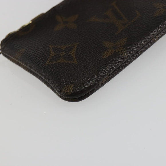 LOUIS VUITTON Monogram Pochette Cles Coin Purse M62650 LV Auth 193155