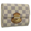 LOUIS VUITTON Damier Azur Portefeuille Joy Bifold Wallet N60030 LV Auth 193157-1