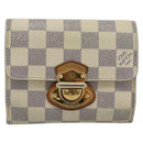 LOUIS VUITTON Damier Azur Portefeuille Joy Bifold Wallet N60030 LV Auth 193157-13