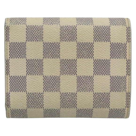 LOUIS VUITTON Damier Azur Portefeuille Joy Bifold Wallet N60030 LV Auth 193157