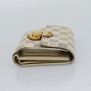 LOUIS VUITTON Damier Azur Portefeuille Joy Bifold Wallet N60030 LV Auth 193157-4