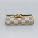 LOUIS VUITTON Damier Azur Portefeuille Joy Bifold Wallet N60030 LV Auth 193157-6