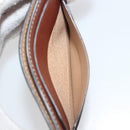 LOEWE Card Case Leather Brown Auth 193161V-9