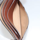 LOEWE Card Case Leather Brown Auth 193161V-18