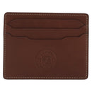 LOEWE Card Case Leather Brown Auth 193161V-13