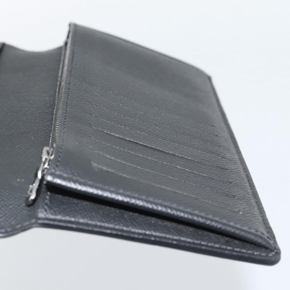 LOUIS VUITTON Monogram Eclipse Portefeuille Braza Wallet M61697 LV Auth 193162V