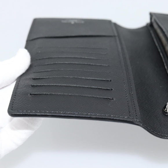 LOUIS VUITTON Monogram Eclipse Portefeuille Braza Wallet M61697 LV Auth 193162V