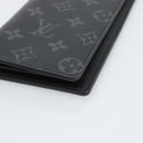 LOUIS VUITTON Monogram Eclipse Portefeuille Braza Wallet M61697 LV Auth 193162V-8