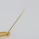 CHANEL COCO Mark Brooch metal Gold Tone CC Auth 193163V-7