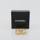 CHANEL COCO Mark Brooch metal Gold Tone CC Auth 193163V-9