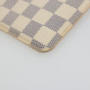 LOUIS VUITTON Damier Azur Etui A Lunettes MM Glasses Case N60025 LV Auth 193165V-16