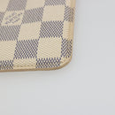 LOUIS VUITTON Damier Azur Etui A Lunettes MM Glasses Case N60025 LV Auth 193165V-7