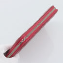 CHANEL Matelasse Long Wallet Lamb Skin Pink Silver CC Auth 193166-6