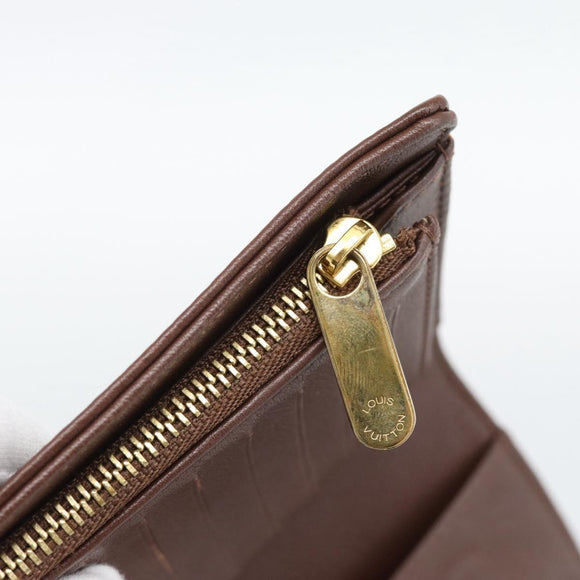 LOUIS VUITTON Mahina Portefeuille Amelia Wallet Leather M95996 LV Auth 193168V