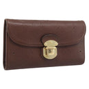 LOUIS VUITTON Mahina Portefeuille Amelia Wallet Leather M95996 LV Auth 193168V-1