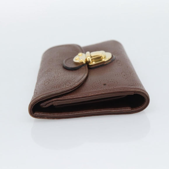 LOUIS VUITTON Mahina Portefeuille Amelia Wallet Leather M95996 LV Auth 193168V