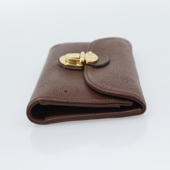 LOUIS VUITTON Mahina Portefeuille Amelia Wallet Leather M95996 LV Auth 193168V