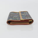 LOUIS VUITTON Monogram Multicolor Porte Tresor Wallet Black M92658 Auth 193171-3