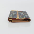 LOUIS VUITTON Monogram Multicolor Porte Tresor Wallet Black M92658 Auth 193171-4