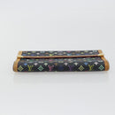 LOUIS VUITTON Monogram Multicolor Porte Tresor Wallet Black M92658 Auth 193171-6