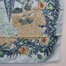 HERMES Carre 90 Scarf Silk Light Blue Auth 193177-10
