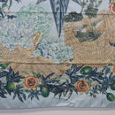 HERMES Carre 90 Scarf Silk Light Blue Auth 193177-9