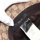 GUCCI GG Canvas Bucket Hat Horsebit L Beige Gold Auth 193307A-13
