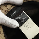 GUCCI GG Canvas Bucket Hat Horsebit L Beige Gold Auth 193307A-15