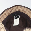 GUCCI GG Canvas Bucket Hat Horsebit L Beige Gold Auth 193307A-9