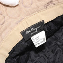 Salvatore Ferragamo Gancini Bucket Hat Canvas Beige Auth 193308A-12