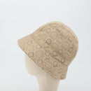 Salvatore Ferragamo Gancini Bucket Hat Canvas Beige Auth 193308A-4