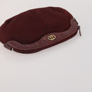 GUCCI Micro Canvas GG Supreme Clutch Bag 3 Set Navy Beige Red Auth 193326-19