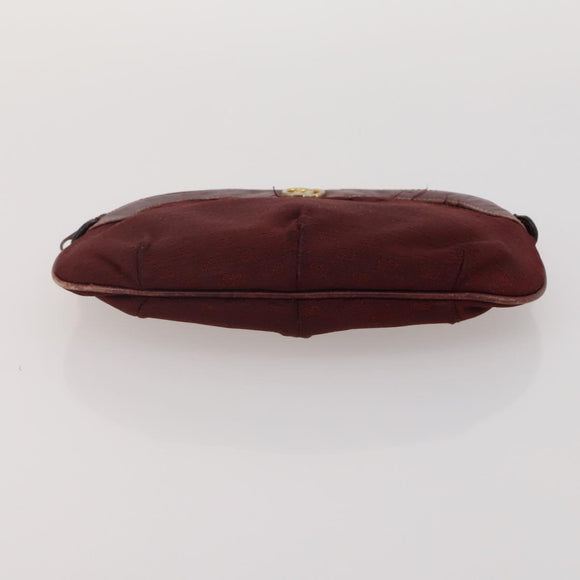 GUCCI Micro Canvas GG Supreme Clutch Bag 3 Set Navy Beige Red Auth 193326