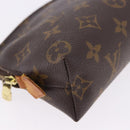 LOUIS VUITTON Monogram Pochette Cosmetic PM Pouch M43998 LV Auth 193337-8