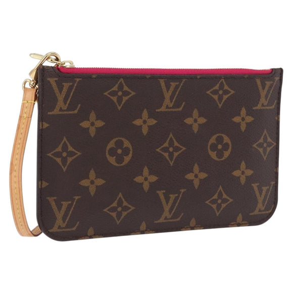 LOUIS VUITTON Monogram Neverfull PM Pouch LV Auth 193338