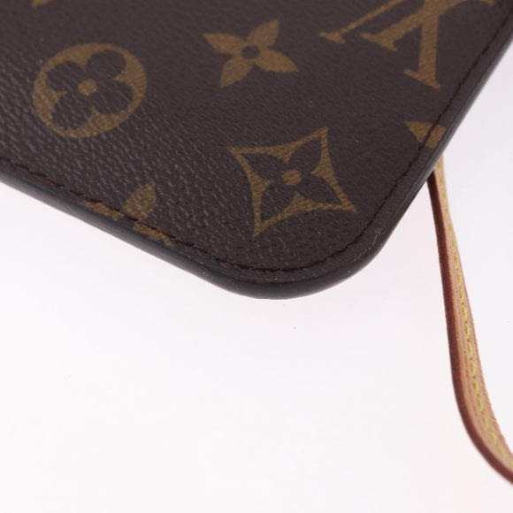 LOUIS VUITTON Monogram Neverfull PM Pouch LV Auth 193338