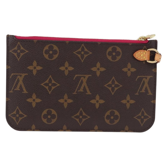 LOUIS VUITTON Monogram Neverfull PM Pouch LV Auth 193338