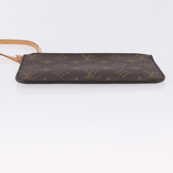 LOUIS VUITTON Monogram Neverfull PM Pouch LV Auth 193338