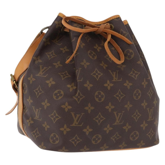 LOUIS VUITTON Monogram Petit Noe Shoulder Bag M42226 LV Auth 193339V