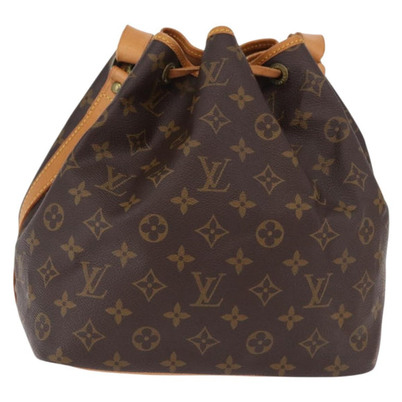 LOUIS VUITTON Monogram Petit Noe Shoulder Bag M42226 LV Auth 193339V