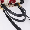 PRADA Shoulder Bag Nylon 2way White Gold Auth 193341V-7