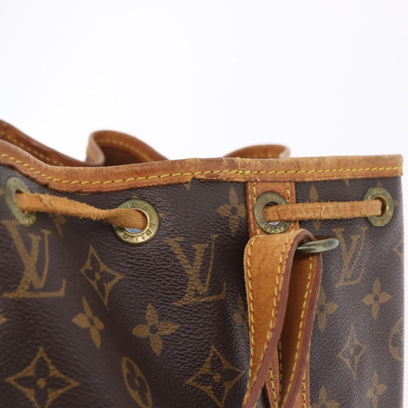 LOUIS VUITTON Monogram Petit Noe Shoulder Bag M42226 LV Auth 193342