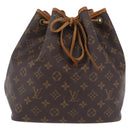 LOUIS VUITTON Monogram Petit Noe Shoulder Bag M42226 LV Auth 193342-2