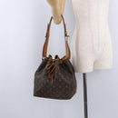 LOUIS VUITTON Monogram Petit Noe Shoulder Bag M42226 LV Auth 193342-22